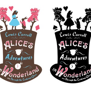 Alice in Wonder Svg, Adventure girl SVG, Carroll, Hat Silhouette,Alice clipart,Alice Svg.silhouette, clipart, Instant Download