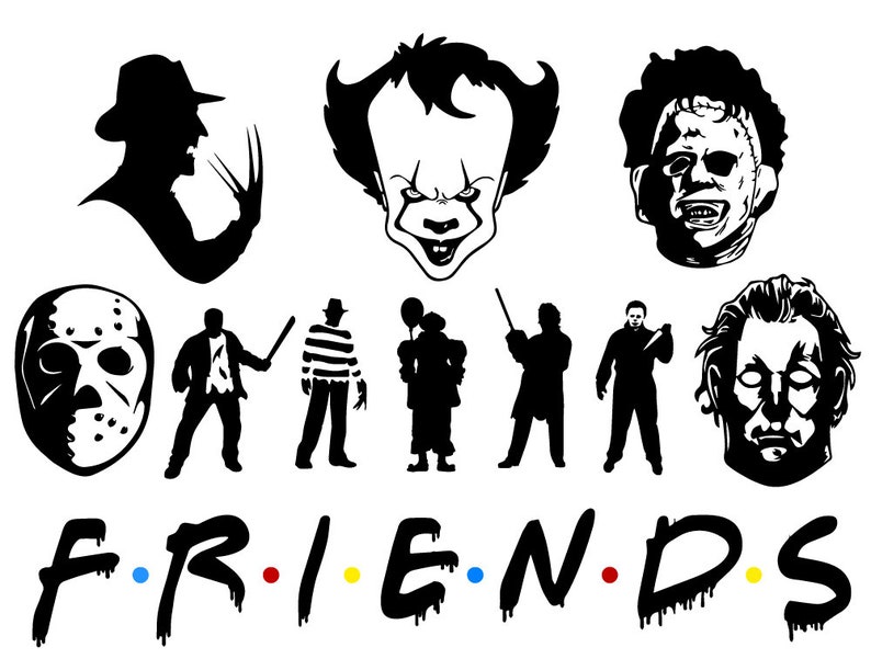 Free Free 198 Friends Svg Horror SVG PNG EPS DXF File