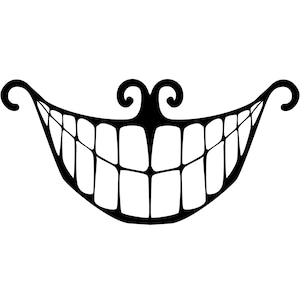 Chat Chesh Smile Svg, Svg d'Alice aux merveilles, chat, Alice Svg, ensemble de chat, chat cricut, chat svg, Papercut, Svg pour CRICUT