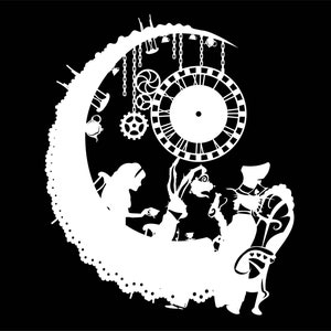 Tea Party SVG: Alice in Wonder svg,Mad svg,Rabbit svg, Clock svg (Digital Files)
