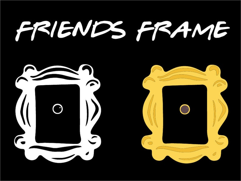 Download Friends frame Svg Peep Hole Frame svg Friends Show SVG | Etsy