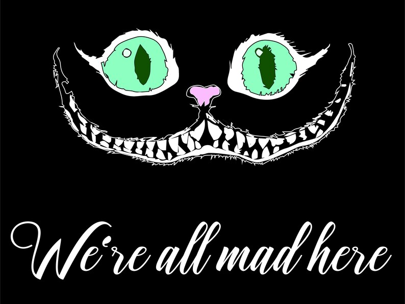 Download Cheshire cat svg Alice in wonderland svg Cheshire Cat ...