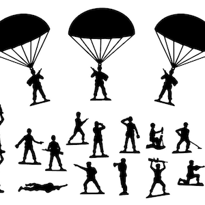 Spielzeug SVG, Armee Männer SVG, Cricut, Clipart, Wanddekor, Andys Zimmer, Papierschnitt, Geburtstagsparty, digital
