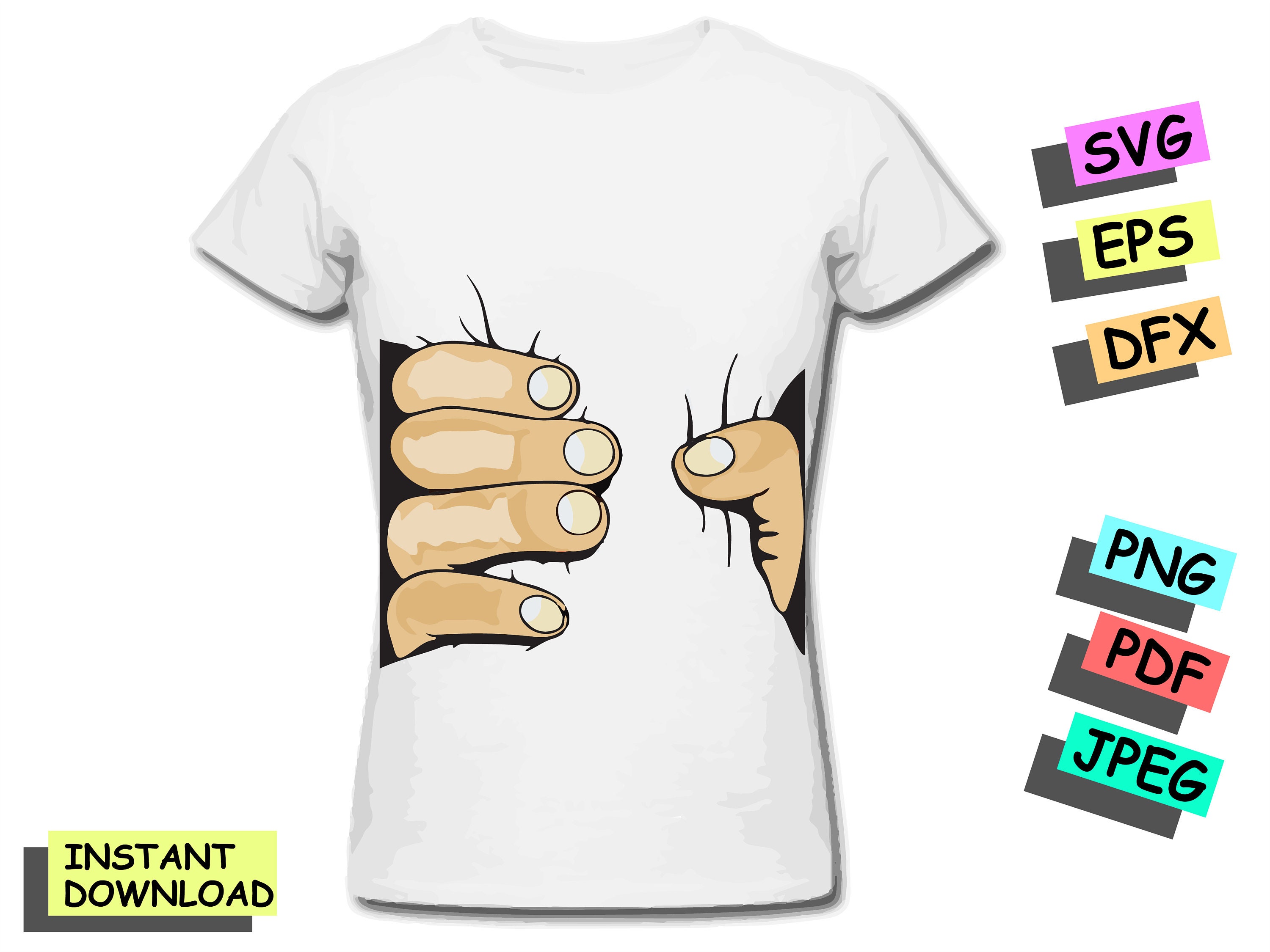 Download Big Hand Squeeze T Shirt Svg Hand Squeeze T Shirt Printed Etsy