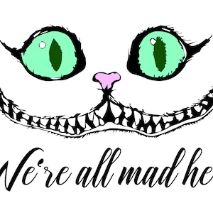 Alice Svg. Alice in Wonder Svg, Alice e Gatto svg, Paese delle Meraviglie, Download istantaneo,silhouette,Wonder svg, SVG per Cricut, Cat Silhouette