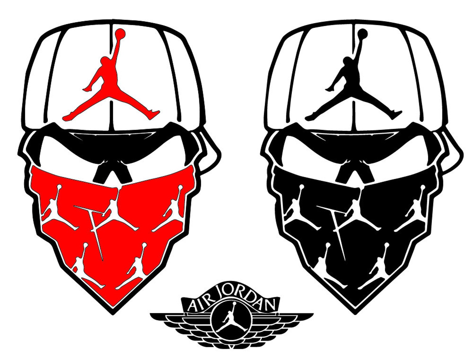 Air Jordan Skull MaskMichael Jordan Svg Chicago Bulls Svg Etsy