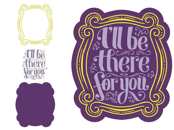 Download Friends Frame Svg Peep Hole Frame Svg Friends Show Svg Etsy