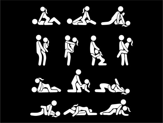 Sex SVG,Sexual Positions SVG,Foreplay Vector, Fuck Positions svg, Sex Silho...