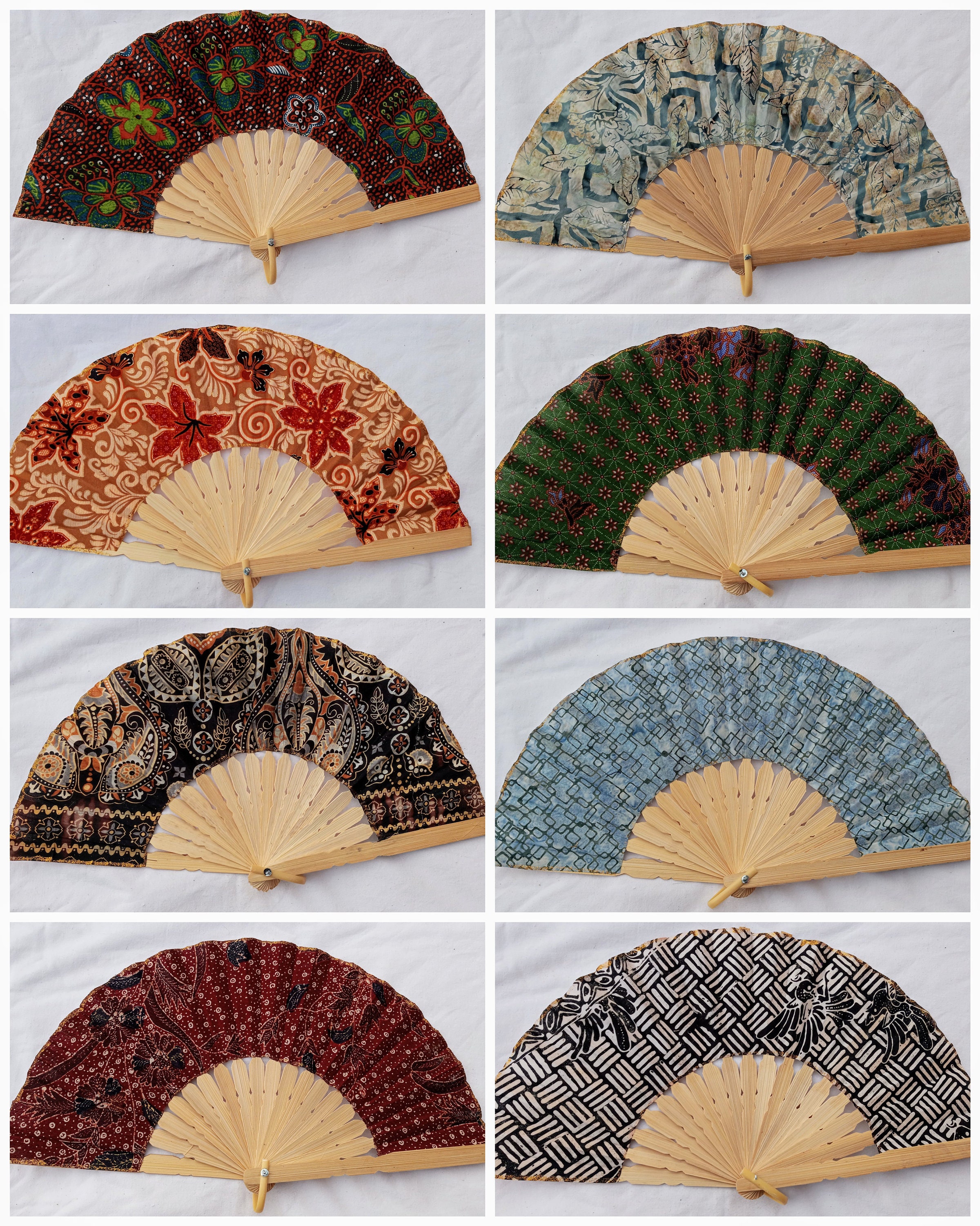 Lot De 15 éventails Pliables Multicolores - Pour Mariage, Fête, Décoration | Éventails En Papier Et Bambou Cadeaux Invités