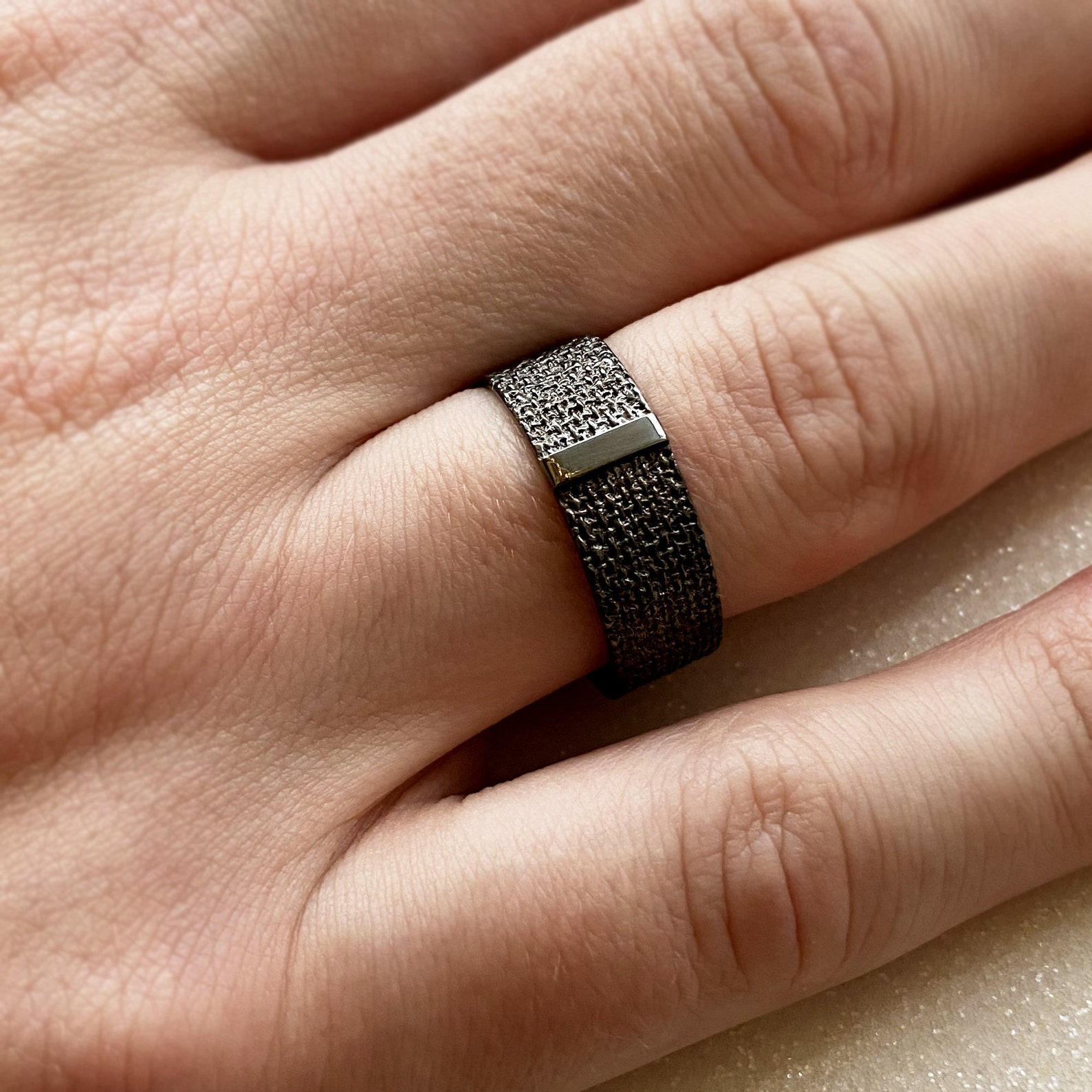 Unique Alternative Bridal Ring Rose Gold Unisex Wedding Ring - Etsy