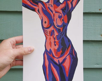 Nudes A5 Postcard Print