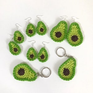 Crochet Avocado Keyring image 6