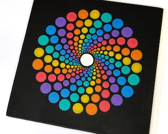 Rainbow Dot Mandala Conseil