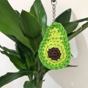 Crochet Avocado Keyring image 5