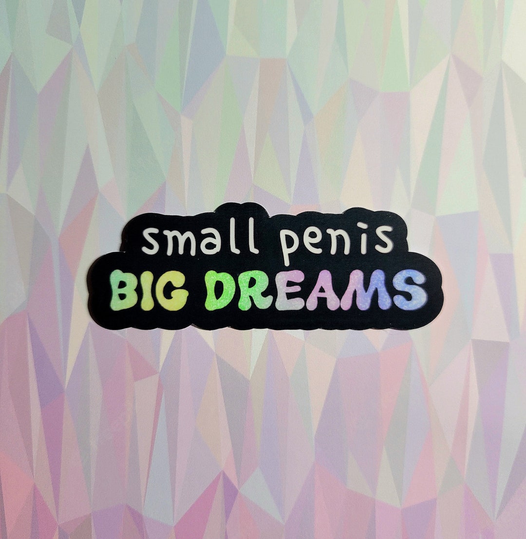 thumbnail image 2 of Tagzs 'Small D* Big Dreams' Die-Cut Vinyl Decal – JDM Window Sticker – Gloss White – USA Made 2 of 4