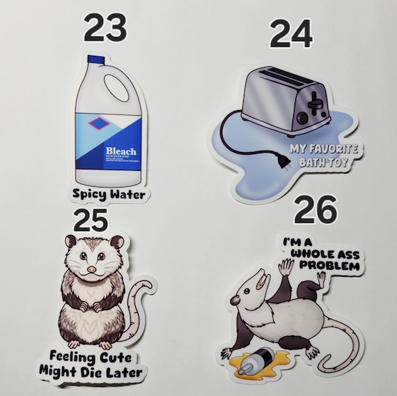 Pick 5 or 10 Sticker Bundle, Construction Stickers, Blue Collar Humor, Waterproof, Hard Hat Stickers, made by Artsy not Craftsy