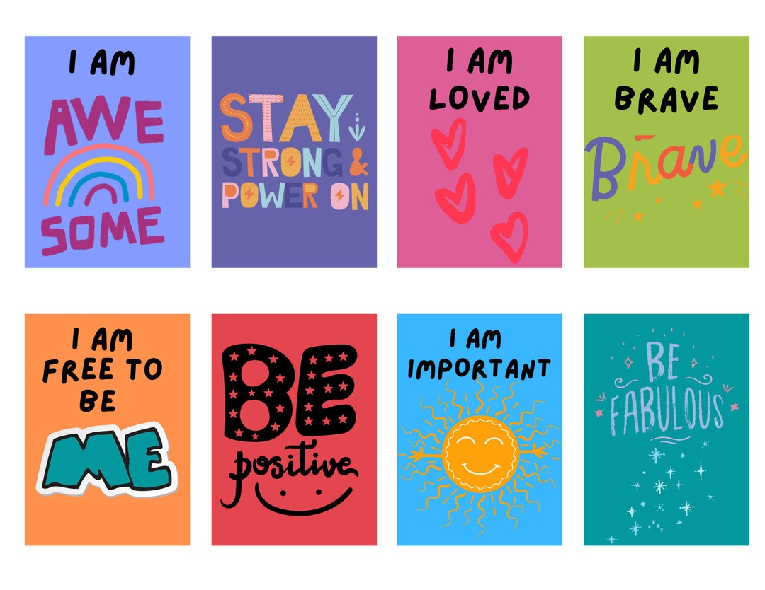 Tween Affirmation Cards | Children's Printable | Positivity for Kids ...