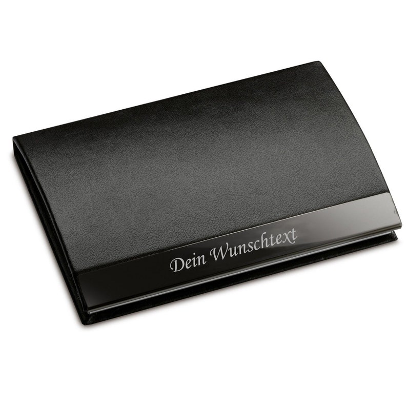 Business card case Kollam with engraving of your choice image 1