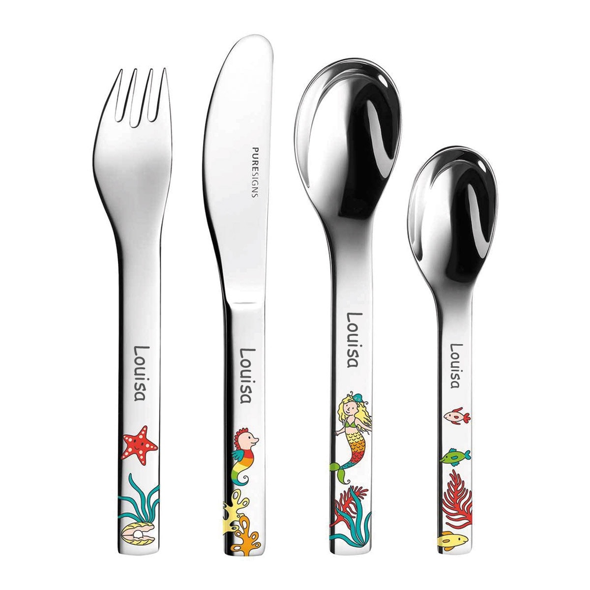 Children's cutlery ONE Toja 4 pieces including engraving