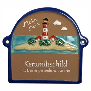 Znak ceramiczny 14 x 12 cm - Moin Moin