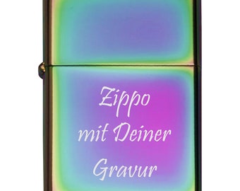 Zippo Rainbow Spectrum con incisione