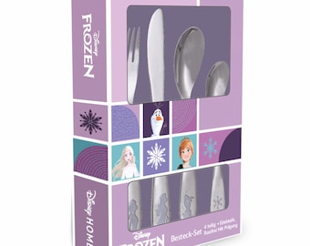 Children's cutlery - Frozen 4 pieces including engraving