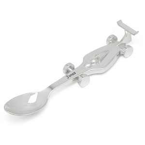Children&#39;s spoon - racing car including engraving
