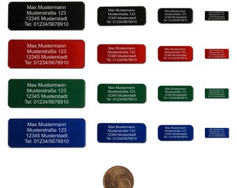 Drohnen-Plakette / Drohnen-Kennzeichen mit Gravur