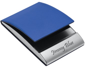 Business card case Vannes with engraving of your choice