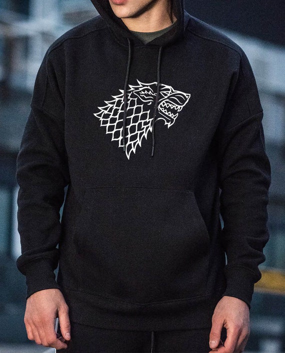 Vintage House Stark Sigil Hoodie Game Of Thrones Hoodie Etsy