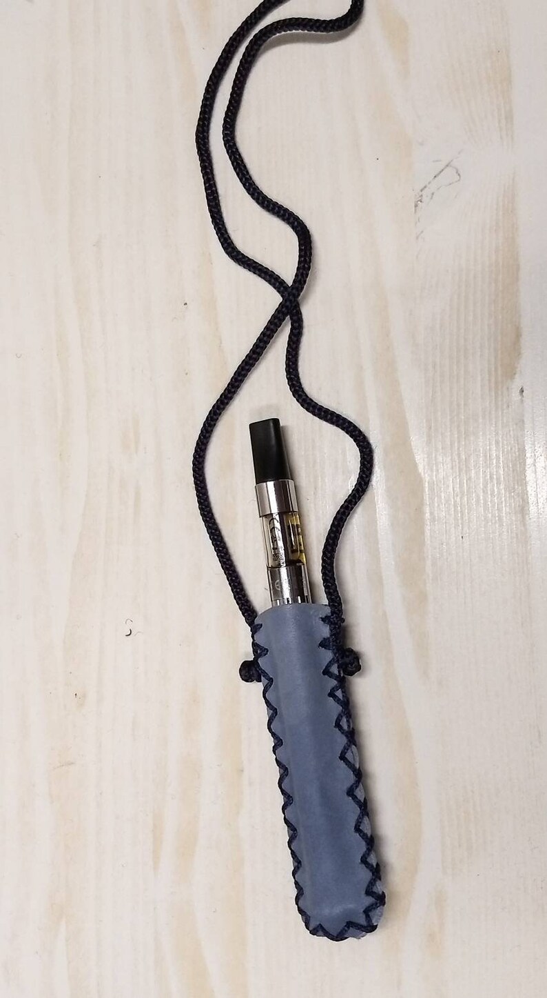 E Cig Necklace Vape Pen Case Leather Vape Pen Holder Etsy