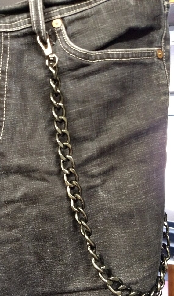 Black Wallet Chain Thick Wallet Chain 