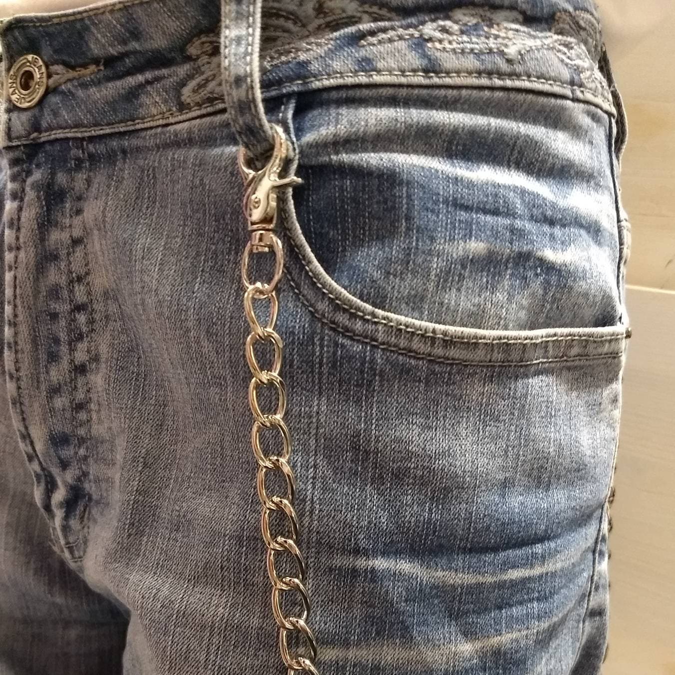 Pocket chain belt Chain punk heavy duty eboy chains for pants Etsy