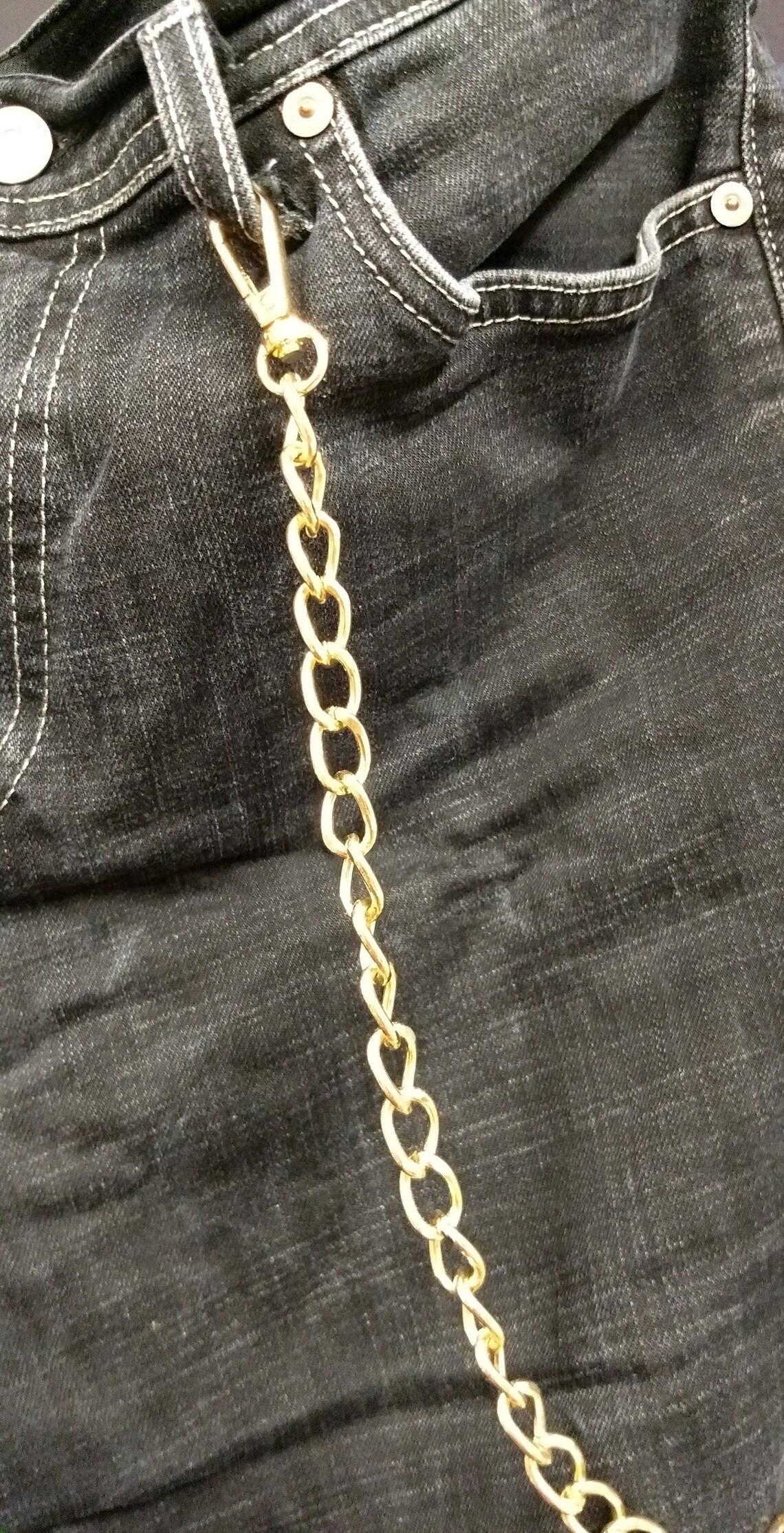 Pant Chain Gold Trouser Chain Keychain Rave Babe Grunge Etsy