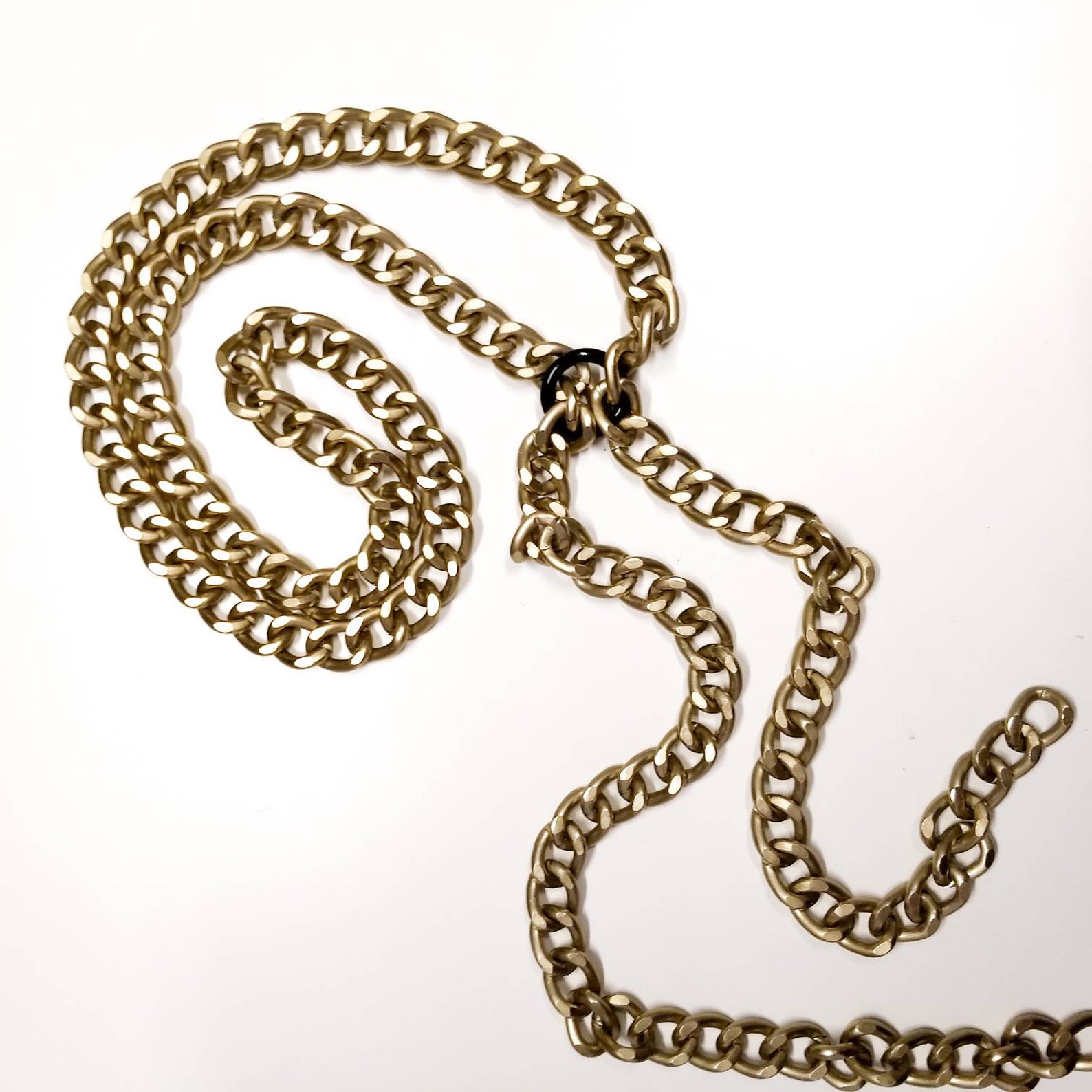 Rustic Gold chain belt plus size chain belt women everyday | Etsy