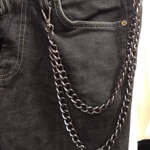 E Boy Chains Belt Chain for Pants Double Wallet Chain for Men - Etsy