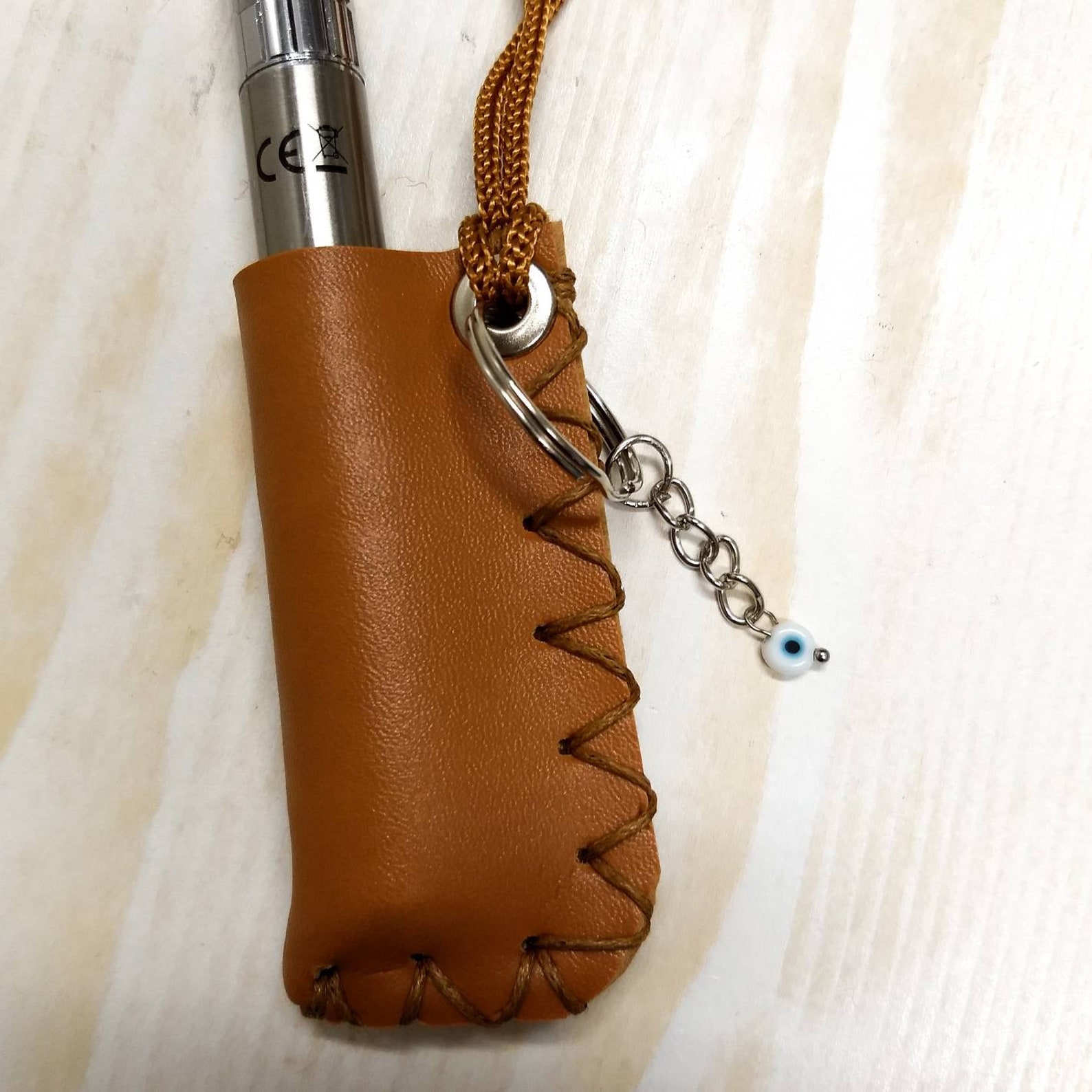 E Cig Necklace Vape Pen Case Ecig Holder Eco Leather Vape Pen Etsy