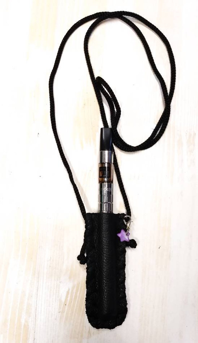 E cig Necklace vape pen case leather vape pen holder Etsy
