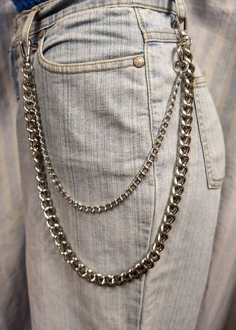 Grunge Chain Double Punk Chain Eboy Chain E Boy Jewelry - Etsy