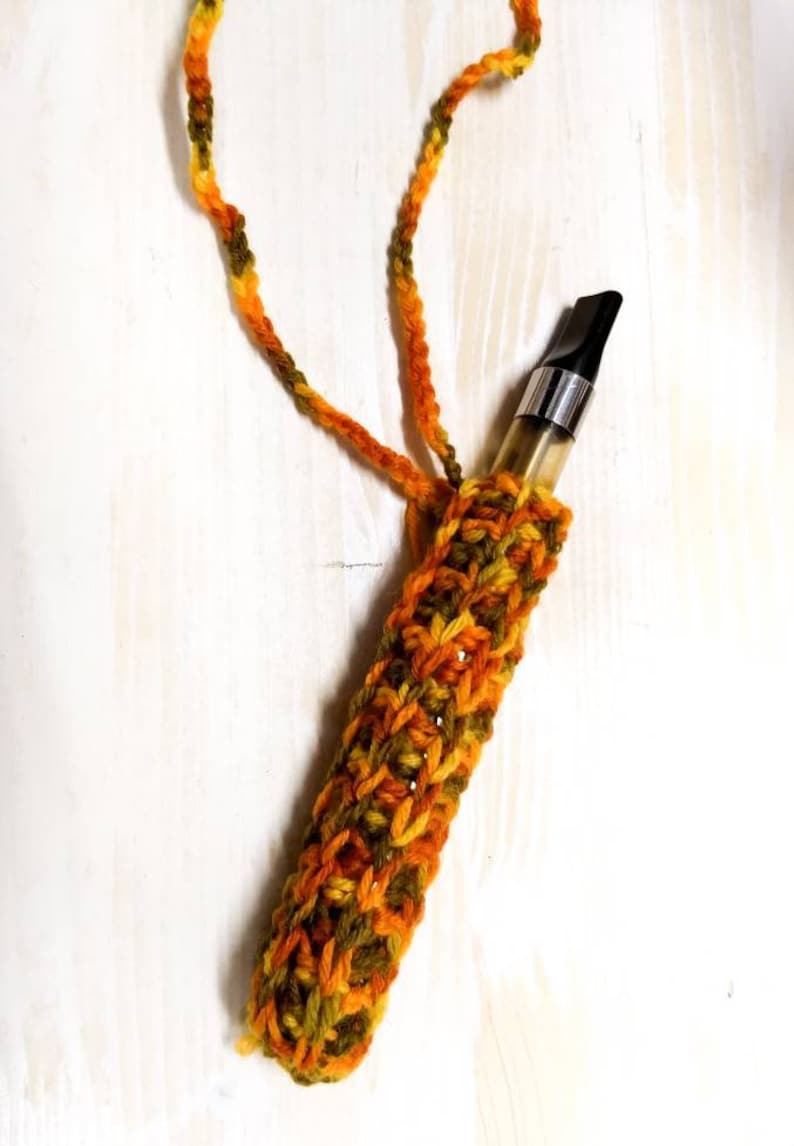 Vape Pen Necklace Holder Vape Pen Case Crochet Ecig Etsy UK
