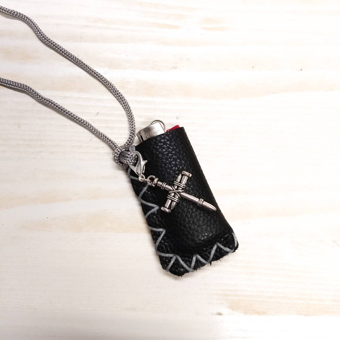 Lightercase Lighter Necklace Adjustable Lighter Holder Etsy Norway