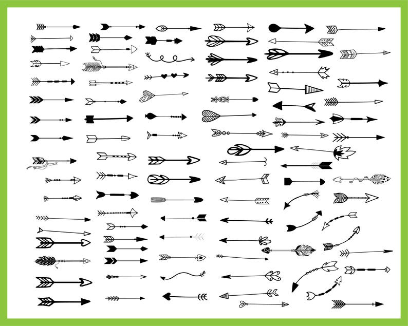 Hand Drawn Doodle SVG Bundle: 550+ Line Art Vector Elements (Digital Download) image 3