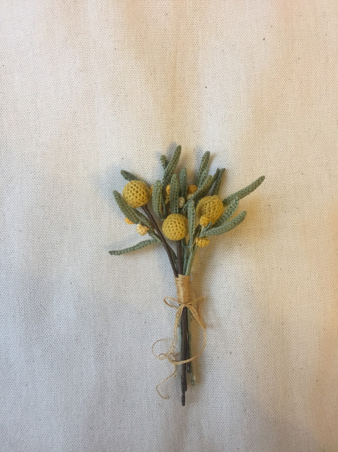 Brooch Golden Wattle Bouquet  - Buttonworks main image 1