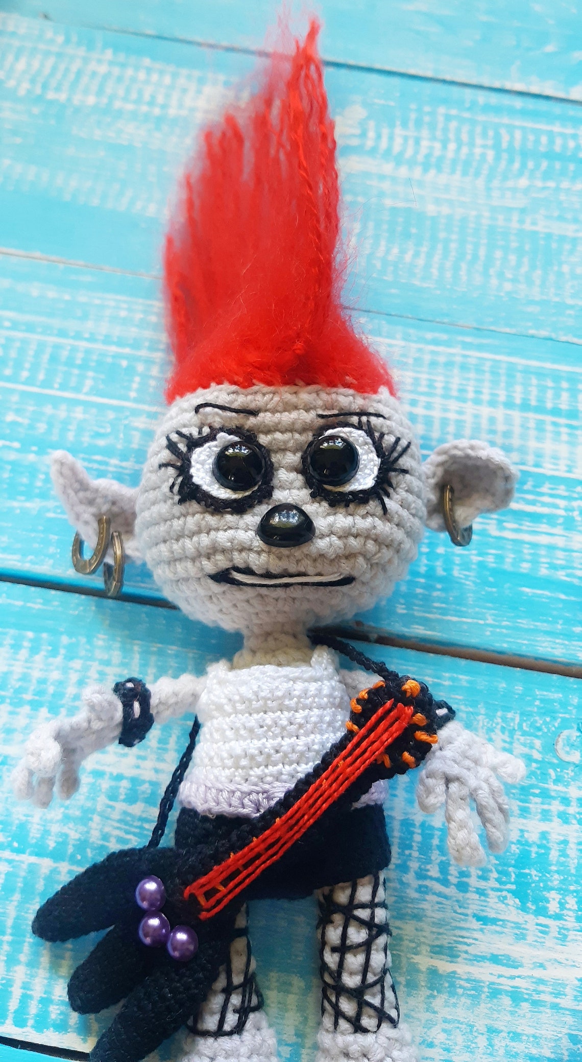 Queen Barb trolls plush Distinctive doll Creepy cute plush Etsy