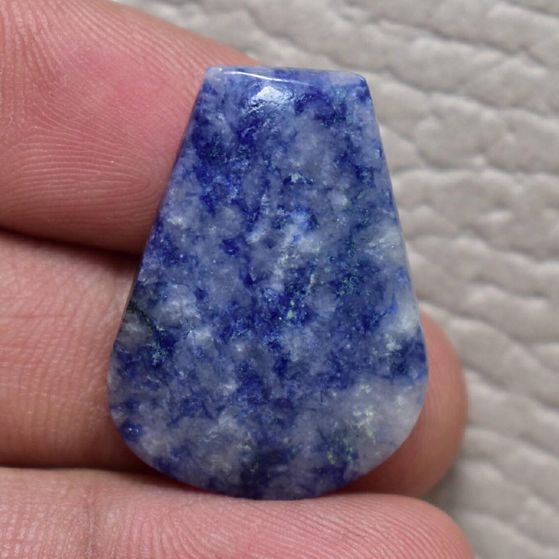 Natural Blue Quartz Cabochon Blue Quartz Gemstone Loose Etsy