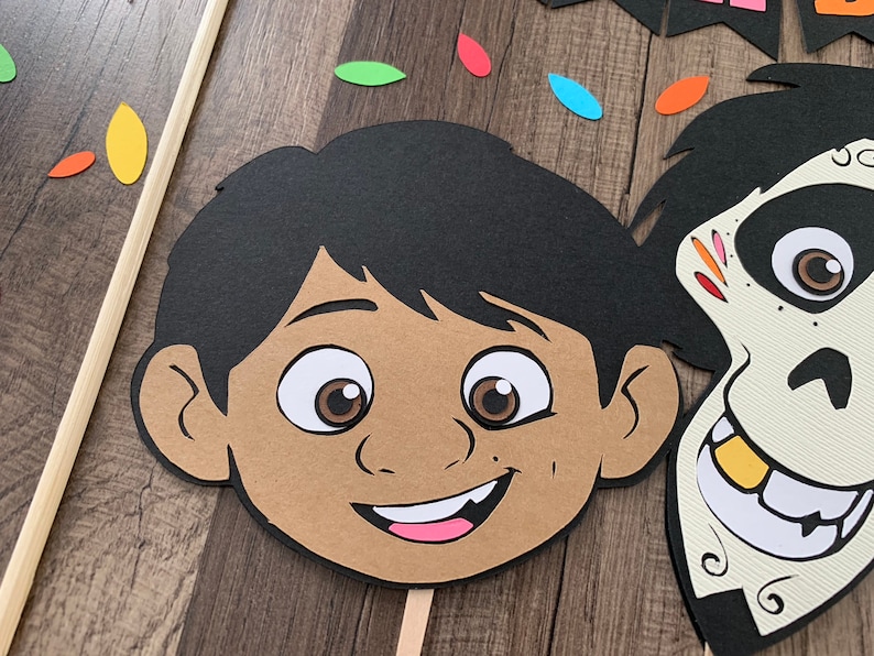 Coco Inspired Cake Topper disney Pixar Movie / Cupcake Topper - Etsy