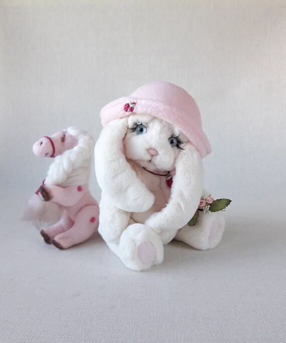 white bunny teddy