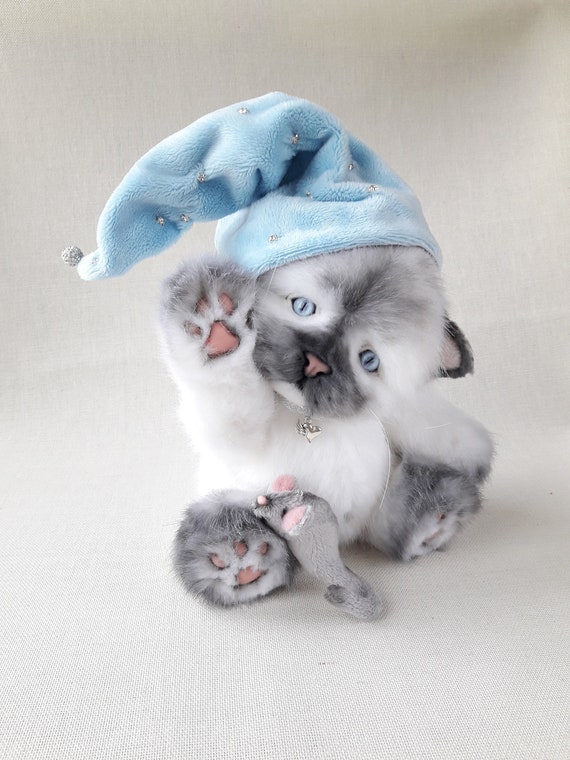 realistic cat teddy