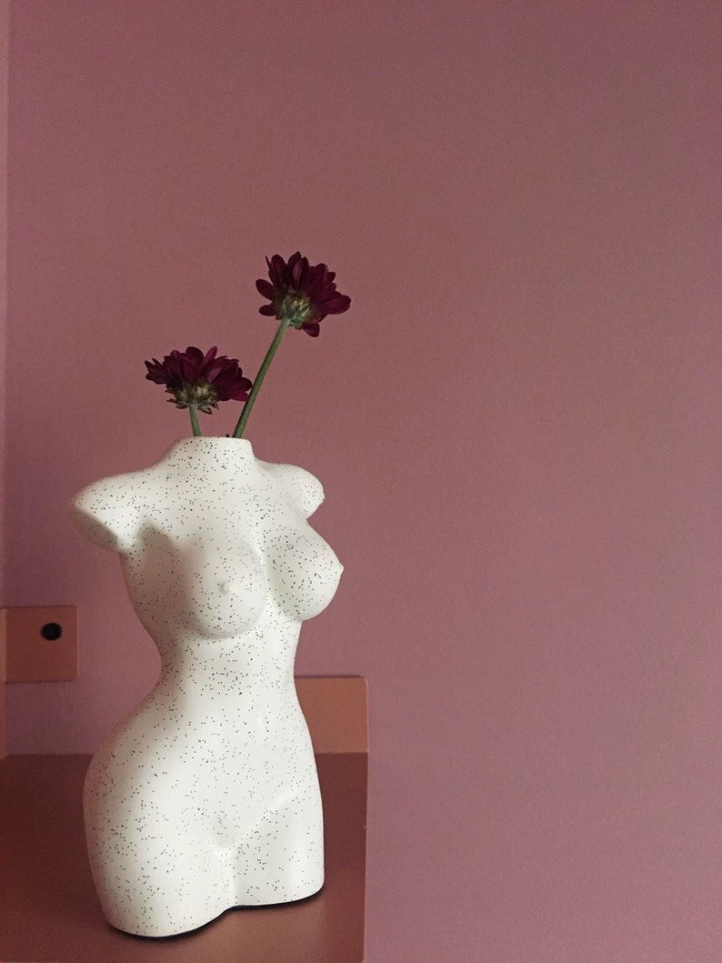 Resin Ceramic Women Body Sculpture Designer Vase Body Vase Etsy