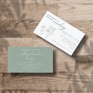 Invitación de boda SUD, tarjeta de inserción para sellar el templo SUD, tarjeta de sellar, invitación de boda